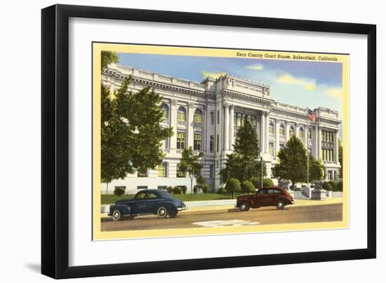 Kern County Courthouse, Bakersfield, California-null-Framed Art Print
