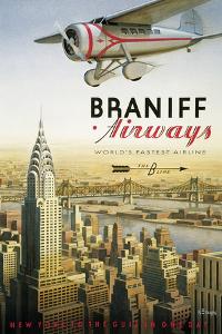 Braniff Airways, Manhattan, New York by Kerne Erickson