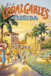 Visit Coral Gables, Florida-Kerne Erickson-Art Print