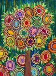 Tree of Life - Orange-Kerri Ambrosino-Giclee Print