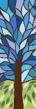 Tree of Life - Blue-Kerri Ambrosino-Giclee Print