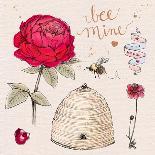 Bee Mine-Kerri Elliot-Framed Stretched Canvas