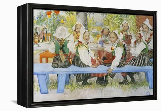 Kersti's Birthday, 1909-Carl Larsson-Framed Premier Image Canvas