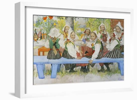 Kersti's Birthday-Carl Larsson-Framed Giclee Print