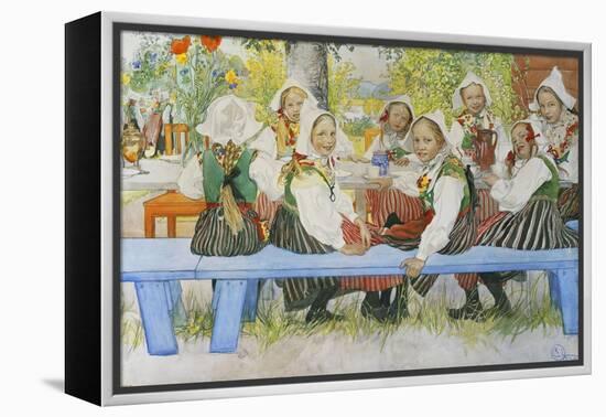 Kersti's Birthday-Carl Larsson-Framed Premier Image Canvas