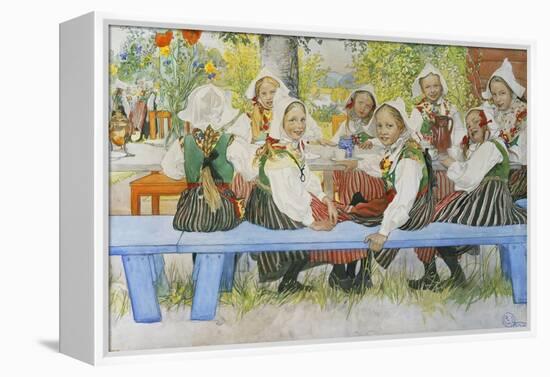 Kersti's Birthday-Carl Larsson-Framed Premier Image Canvas