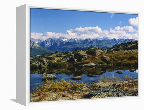 Kesugi Ridge, Denali National Park, Alaska, USA-Scott T. Smith-Framed Premier Image Canvas