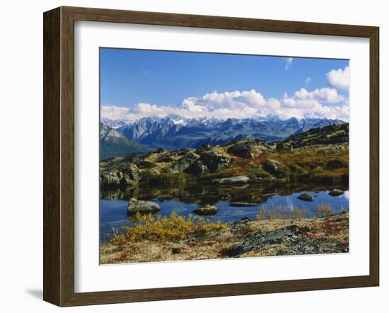 Kesugi Ridge, Denali National Park, Alaska, USA-Scott T. Smith-Framed Photographic Print