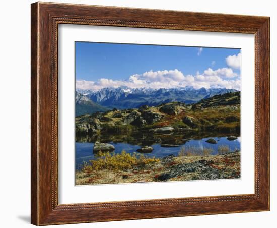 Kesugi Ridge, Denali National Park, Alaska, USA-Scott T. Smith-Framed Photographic Print