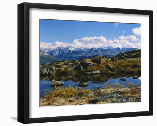 Kesugi Ridge, Denali National Park, Alaska, USA-Scott T. Smith-Framed Photographic Print