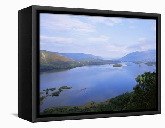 Keswick and Derwent Water from Surprise View, Lake District National Park, Cumbria, England-Neale Clarke-Framed Premier Image Canvas