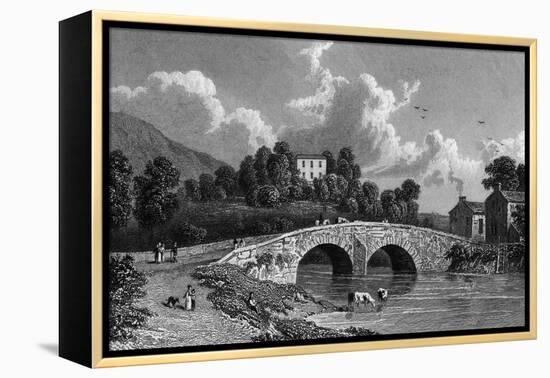 Keswick Bridge, Cumbria-W Westall-Framed Stretched Canvas