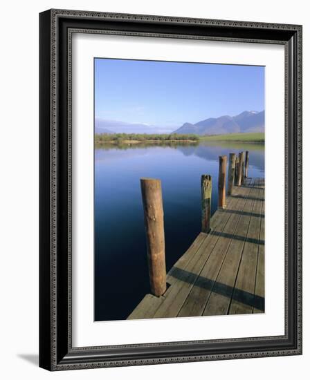 Keswick Landing Stage, Derwentwater (Derwent Water), Lake District National Park, Cumbria, England-Neale Clarke-Framed Photographic Print