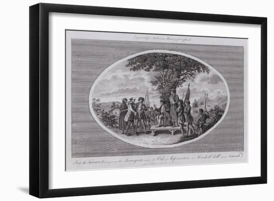 Ket the Tanner Haranguing the Insurgents under the Oak of Reformation at Moushold Hill Near Norwich-null-Framed Giclee Print