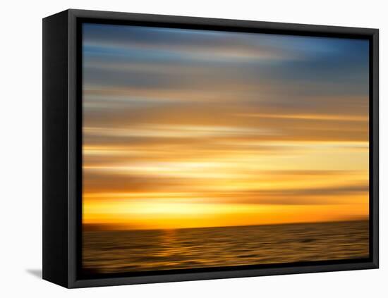 Ketchikan sunset-Savanah Plank-Framed Stretched Canvas