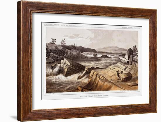 Kettle Falls, Columbia River-Thomas H. Ford-Framed Giclee Print