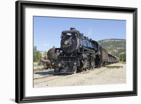 Kettle Valley Steam Railway, Summerland, British Columbia, Canada-Michael DeFreitas-Framed Photographic Print