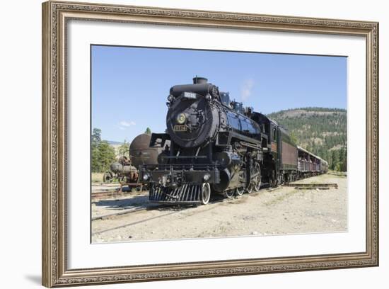 Kettle Valley Steam Railway, Summerland, British Columbia, Canada-Michael DeFreitas-Framed Photographic Print