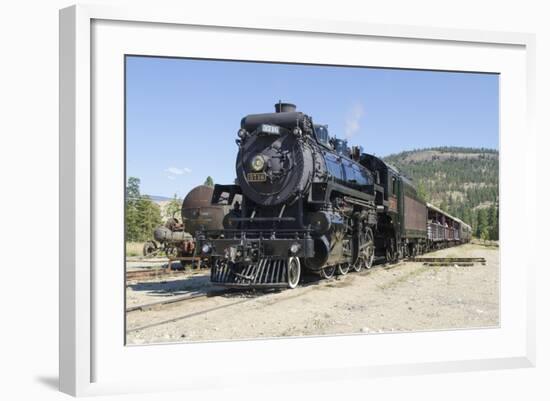 Kettle Valley Steam Railway, Summerland, British Columbia, Canada-Michael DeFreitas-Framed Photographic Print