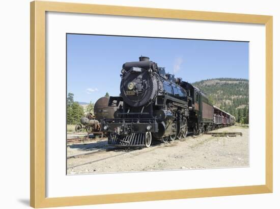 Kettle Valley Steam Railway, Summerland, British Columbia, Canada-Michael DeFreitas-Framed Photographic Print