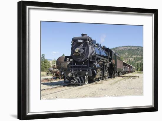 Kettle Valley Steam Railway, Summerland, British Columbia, Canada-Michael DeFreitas-Framed Photographic Print