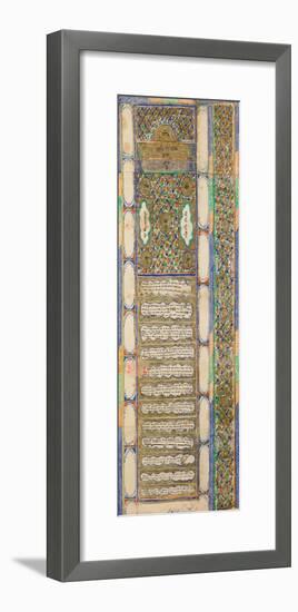 Ketubah (Jewish Marriage Contract), 1885-null-Framed Giclee Print
