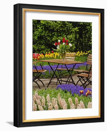 Keukenhof Gardens, Lisse, Netherlands, Holland-Adam Jones-Framed Photographic Print