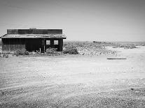 Patriotic American Flag Garage Door, Albuquerque, New Mexico, Black and White-Kevin Lange-Framed Photographic Print