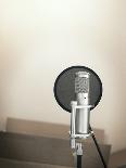 Audio Recording Microphone-Kevin Lange-Framed Photographic Print