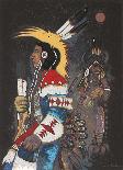 Crow Dancers at Midnight-Kevin Red Star-Framed Limited Edition