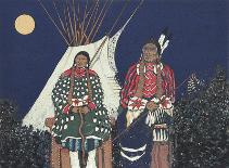 Crow Dancers at Midnight-Kevin Red Star-Framed Limited Edition