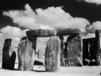 Stonehenge and Cloudy Sky-Kevin Schafer-Photographic Print