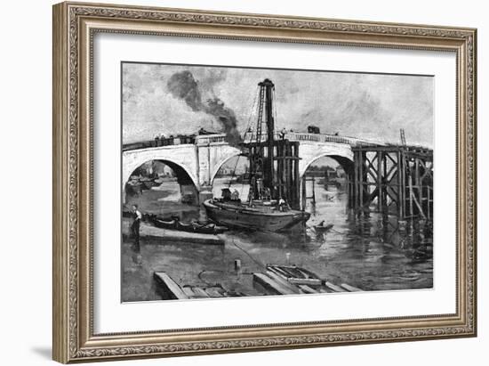 Kew Bridge Goes-Warwick Goble-Framed Art Print