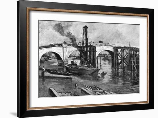 Kew Bridge Goes-Warwick Goble-Framed Art Print