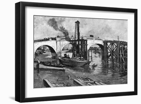Kew Bridge Goes-Warwick Goble-Framed Art Print