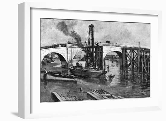 Kew Bridge Goes-Warwick Goble-Framed Art Print