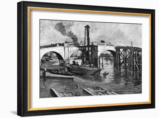 Kew Bridge Goes-Warwick Goble-Framed Art Print