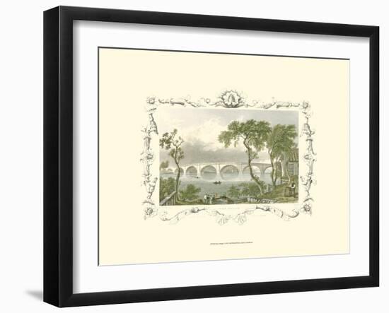 Kew Bridge-William Tombleson-Framed Art Print