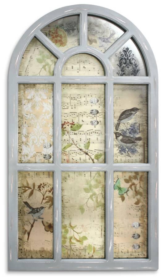 Kew Gardens Antiqued Wall Mirror By Art Com