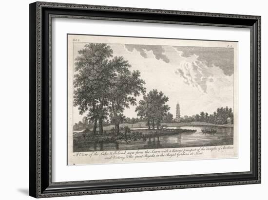 Kew Gardens c.1770-null-Framed Art Print