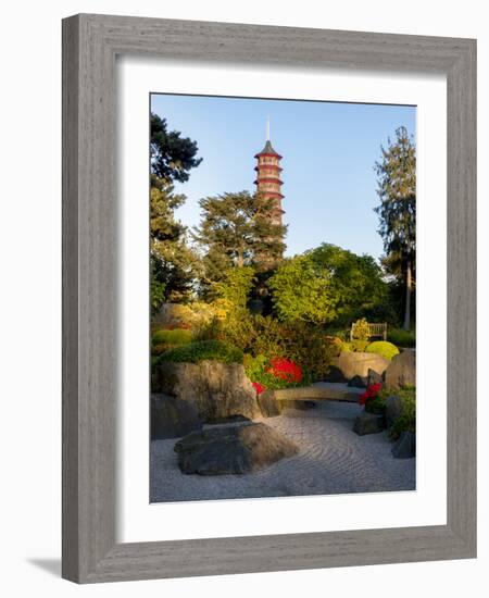 Kew Gardens Pagoda-Charles Bowman-Framed Photographic Print