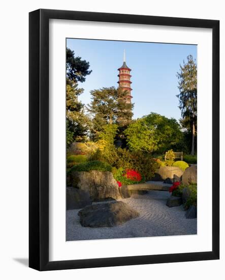 Kew Gardens Pagoda-Charles Bowman-Framed Photographic Print