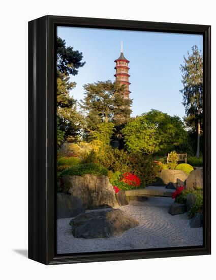 Kew Gardens Pagoda-Charles Bowman-Framed Premier Image Canvas