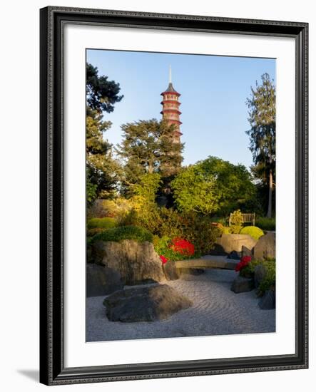 Kew Gardens Pagoda-Charles Bowman-Framed Photographic Print