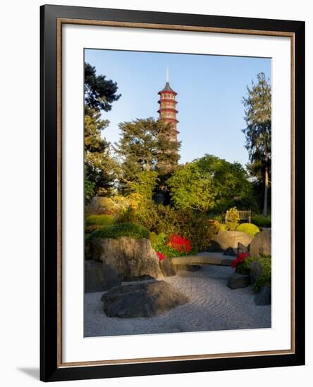 Kew Gardens Pagoda-Charles Bowman-Framed Photographic Print