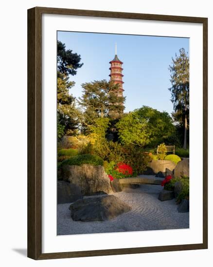 Kew Gardens Pagoda-Charles Bowman-Framed Photographic Print