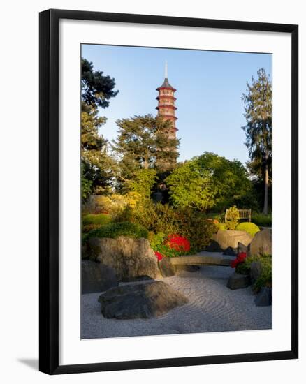 Kew Gardens Pagoda-Charles Bowman-Framed Photographic Print