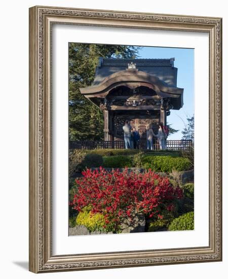 Kew Japanese Pagoda-Charles Bowman-Framed Photographic Print