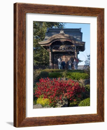 Kew Japanese Pagoda-Charles Bowman-Framed Photographic Print