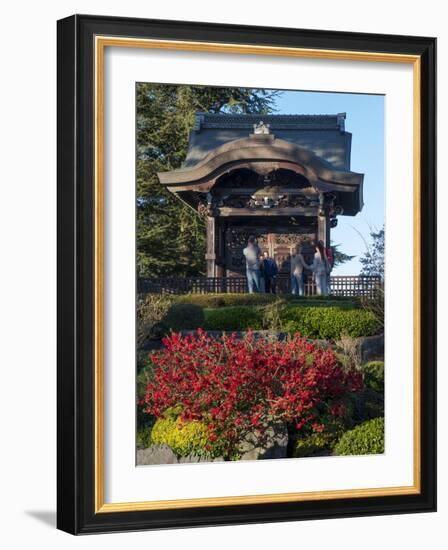 Kew Japanese Pagoda-Charles Bowman-Framed Photographic Print